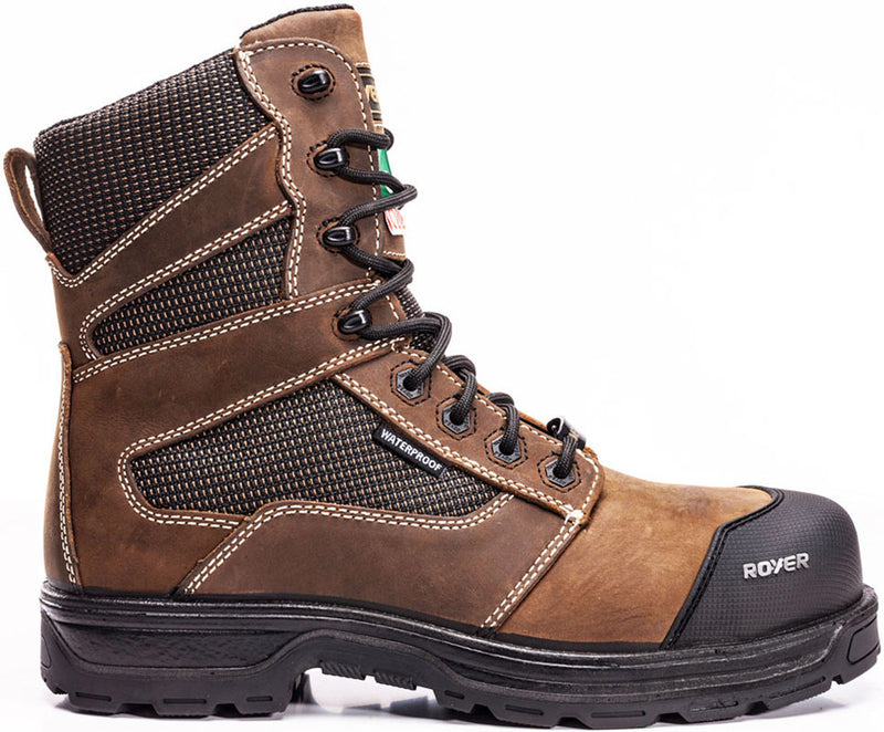 Royer Men's Comp Toe EH PR WP 8 Inch Boot