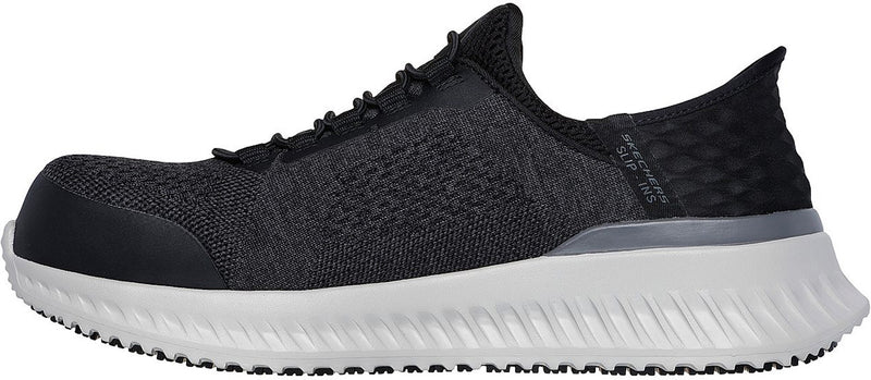 SKECHERS Work Tilido Hands Free Slip-Ins Men's Comp Toe SD Slip Resistant Low Athletic Work Shoe