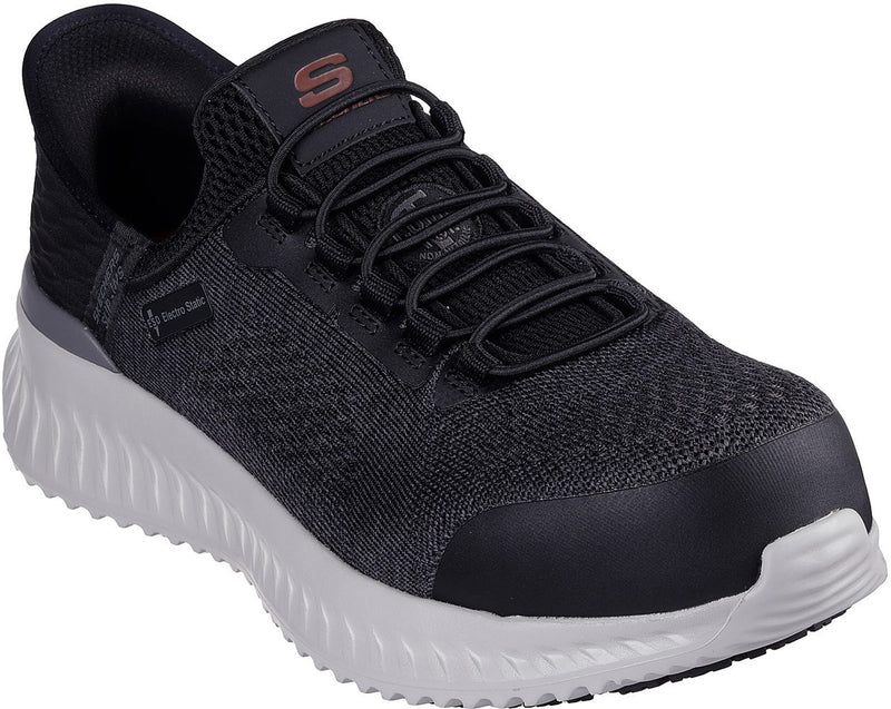 SKECHERS Work Tilido Hands Free Slip-Ins Men's Comp Toe SD Slip Resistant Low Athletic Work Shoe