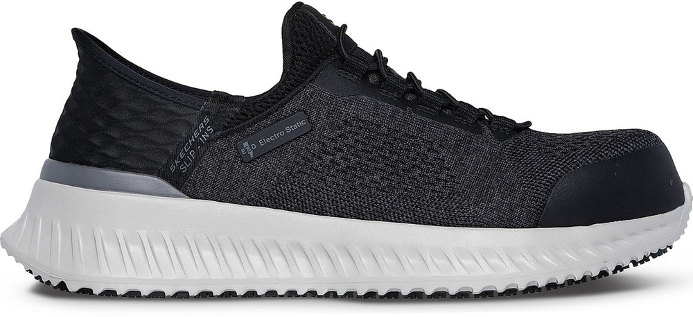 SKECHERS Work Tilido Hands Free Slip-Ins Men's Comp Toe SD Slip Resistant Low Athletic Work Shoe
