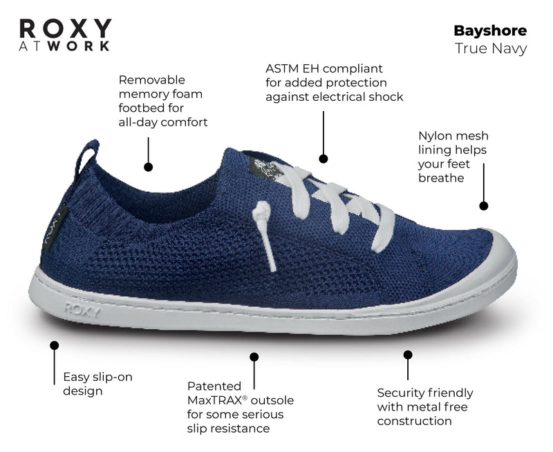 Women's Bayshore Work MaxTRAX® Soft Toe SRO Slip-On Athletic