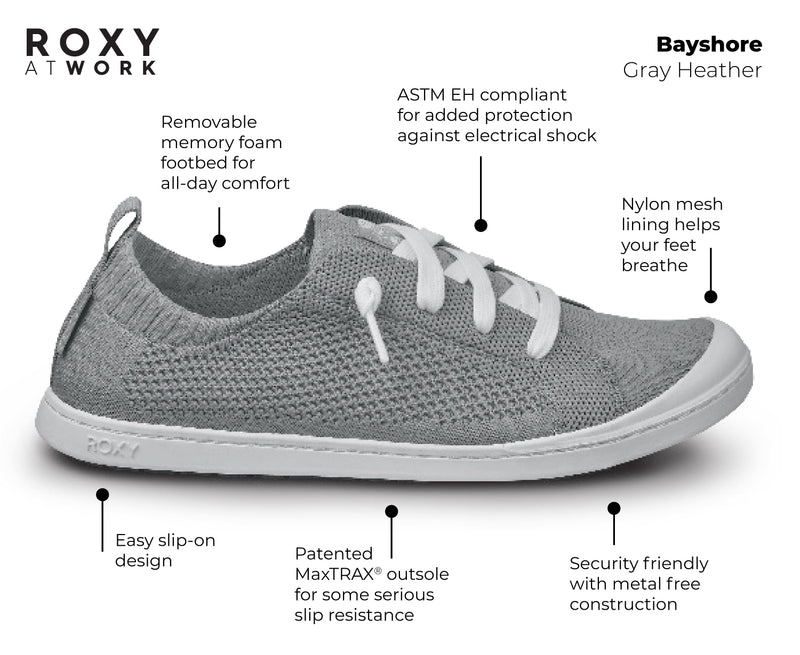 Women's Bayshore Work MaxTRAX® Soft Toe SRO Slip-On Athletic