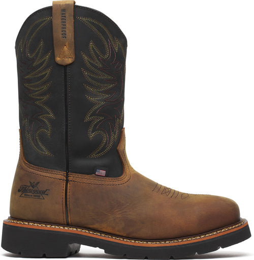Men's 11" Square Toe Steel Toe WP SR Wellington