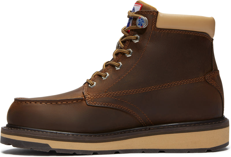 Men's 6" Pabst Blue Ribbon Gridworks Soft Toe WP SR Boot