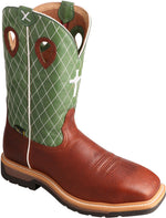 Men's 12" Western Work Steel Toe Met-Guard SRO Wellington