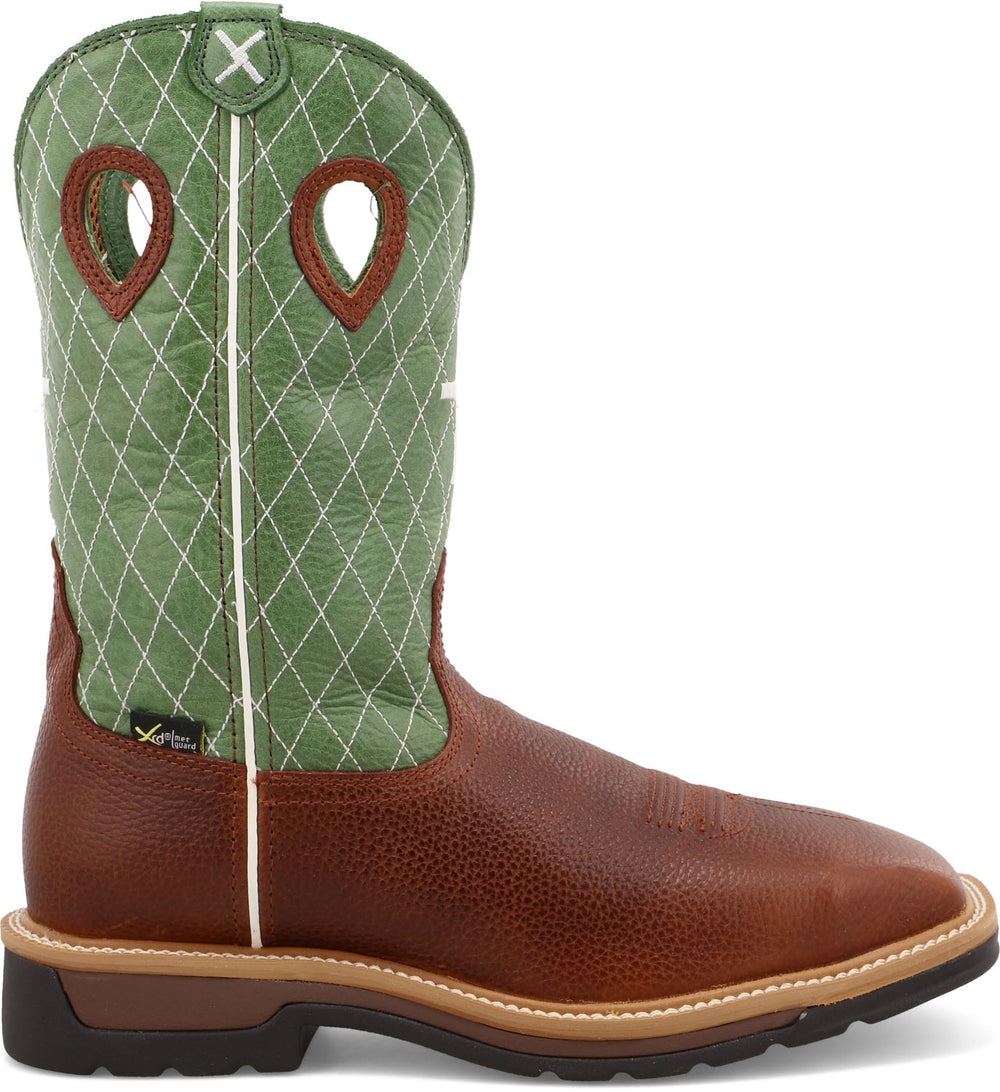 Men's 12" Western Work Steel Toe Met-Guard SRO Wellington