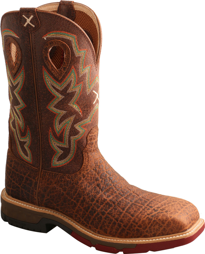 Men's 12" Western Work Nano Toe SRO Wellington