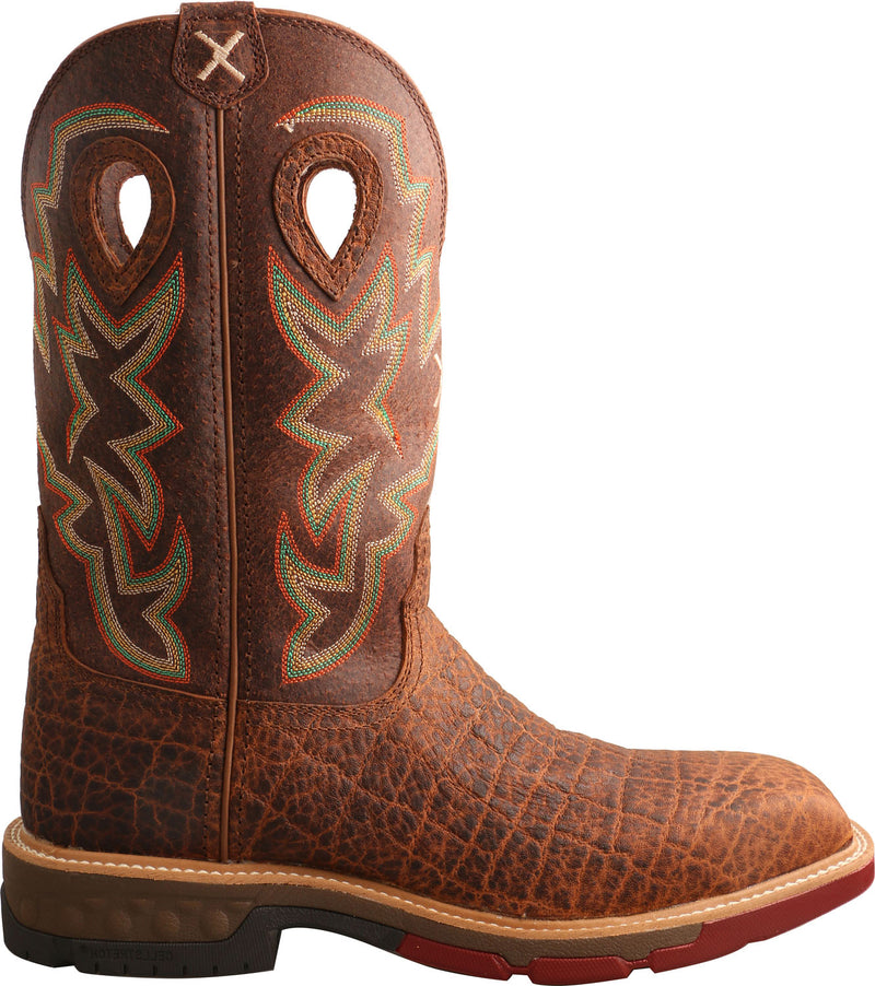 Men's 12" Western Work Nano Toe SRO Wellington
