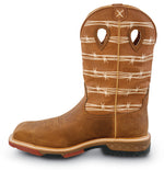 Men's 12" Western Work Comp Toe WP SRO Wellington