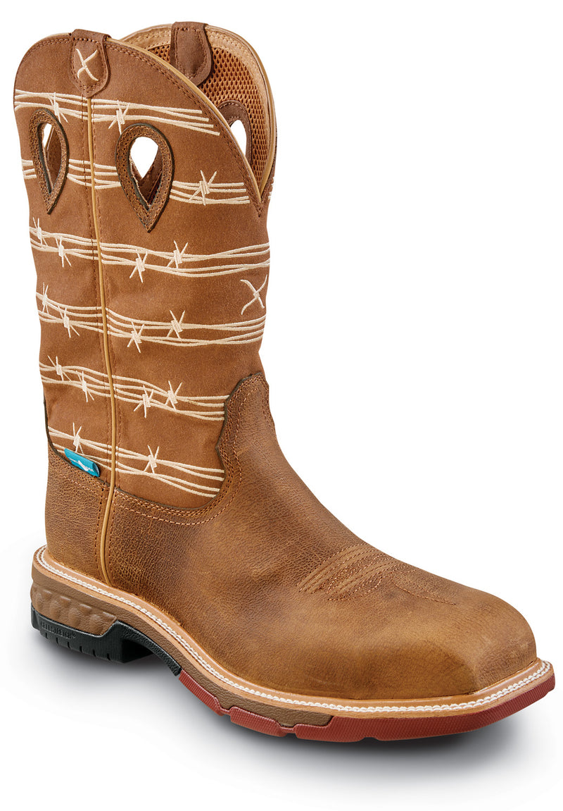Men's 12" Western Work Comp Toe WP SRO Wellington
