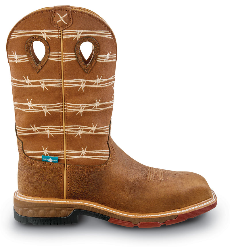 Men's 12" Western Work Comp Toe WP SRO Wellington