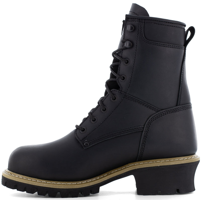 Frye Men's Comp Toe EH WP Slip Resistant 8 Inch Logger Work Boot