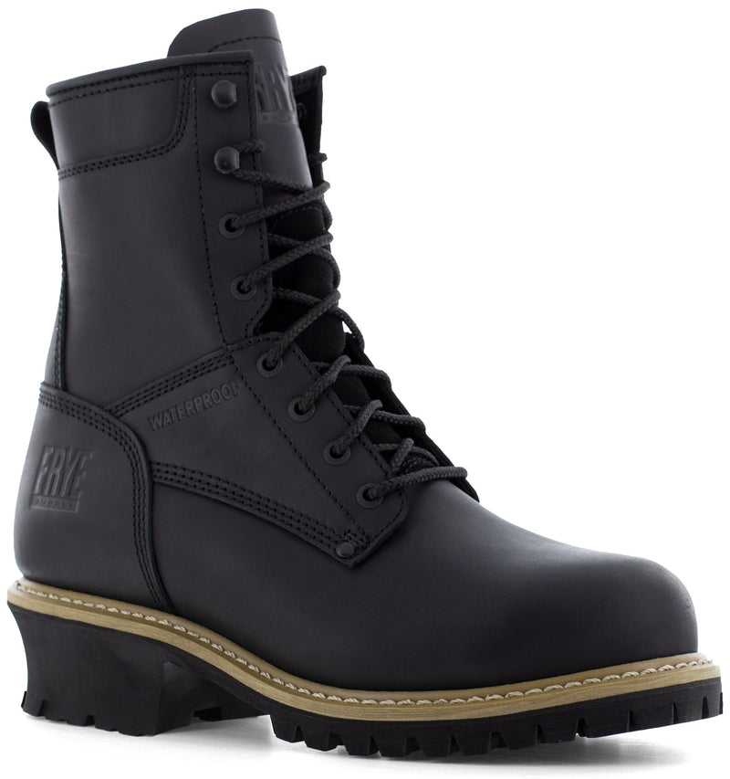 Frye Men's Comp Toe EH WP Slip Resistant 8 Inch Logger Work Boot