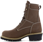 Frye Men's Comp Toe EH WP Slip Resistant 8 Inch Logger Work Boot