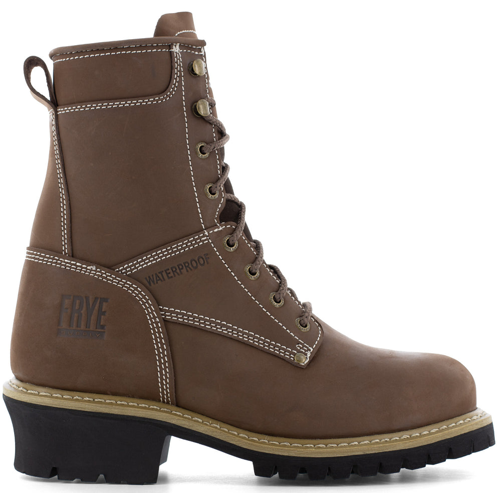 Frye Men's Comp Toe EH WP Slip Resistant 8 Inch Logger Work Boot