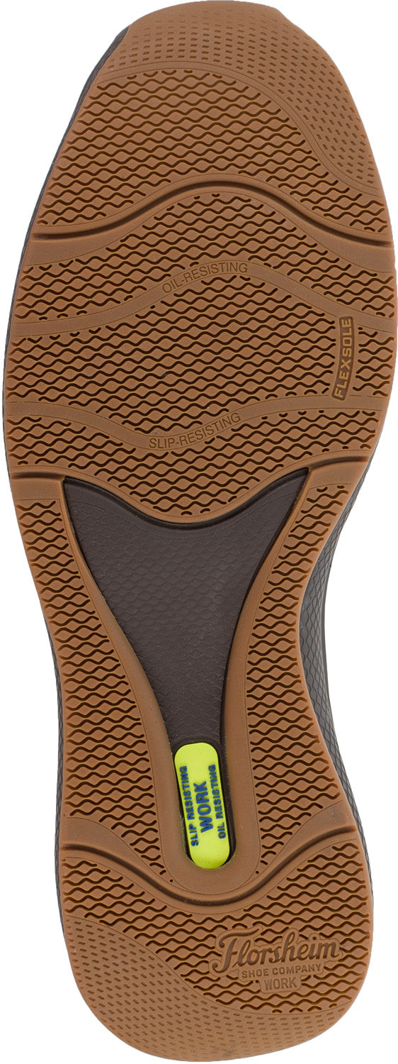 Florsheim Bayside Men's Steel Toe SD Twin Gore Slip On Casual Work Shoe
