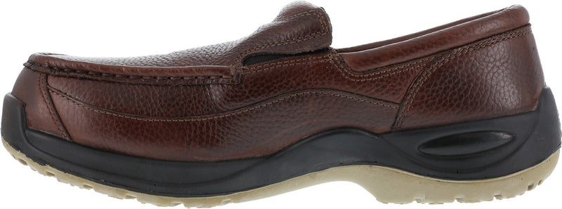 Florsheim Ace Men's Comp Toe SD Slip Resistant Slip On Oxford Work Shoe
