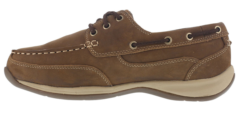 Men's Sailing Club Three Eye Tie Steel Toe Met-Guard SRO Oxford