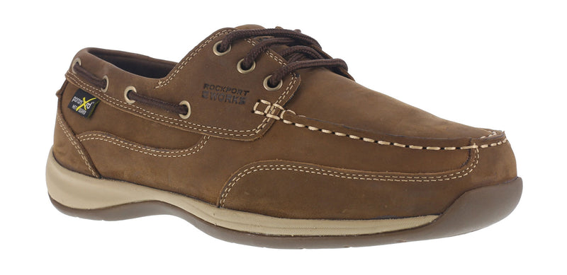 Men's Sailing Club Three Eye Tie Steel Toe Met-Guard SRO Oxford