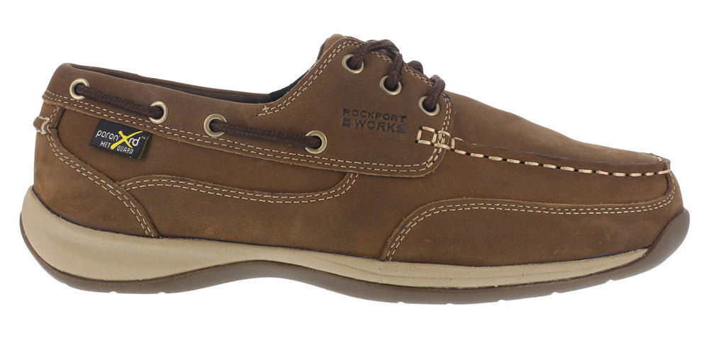 Men's Sailing Club Three Eye Tie Steel Toe Met-Guard SRO Oxford
