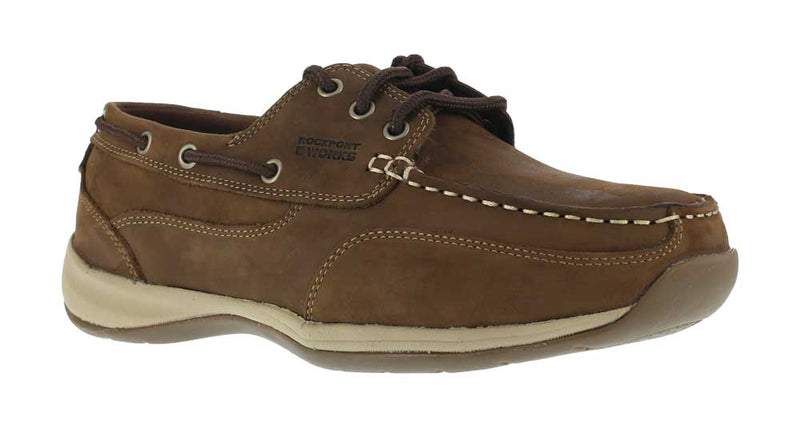 Men's Sailing Club Three Eye Tie Steel Toe SRO Oxford