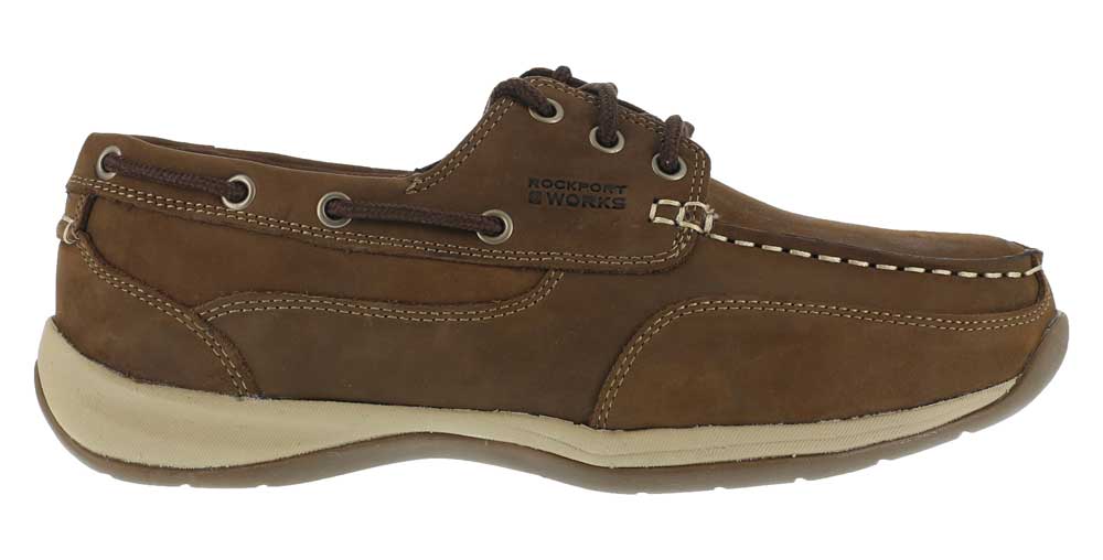 Men's Sailing Club Three Eye Tie Steel Toe SRO Oxford