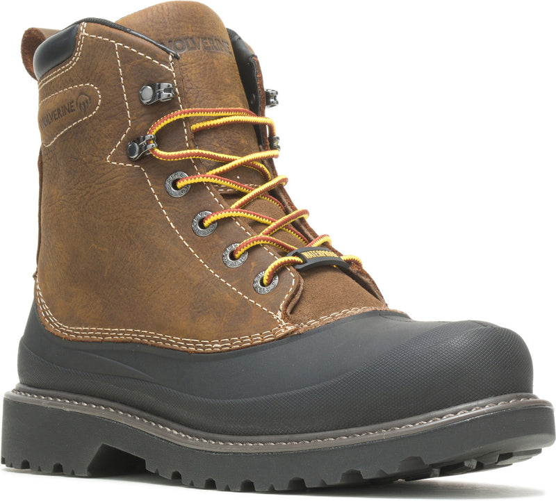 Wolverine Floorhand Swamp Men's Steel Toe EH WP Slip Resistant 6 Inch Work Boot