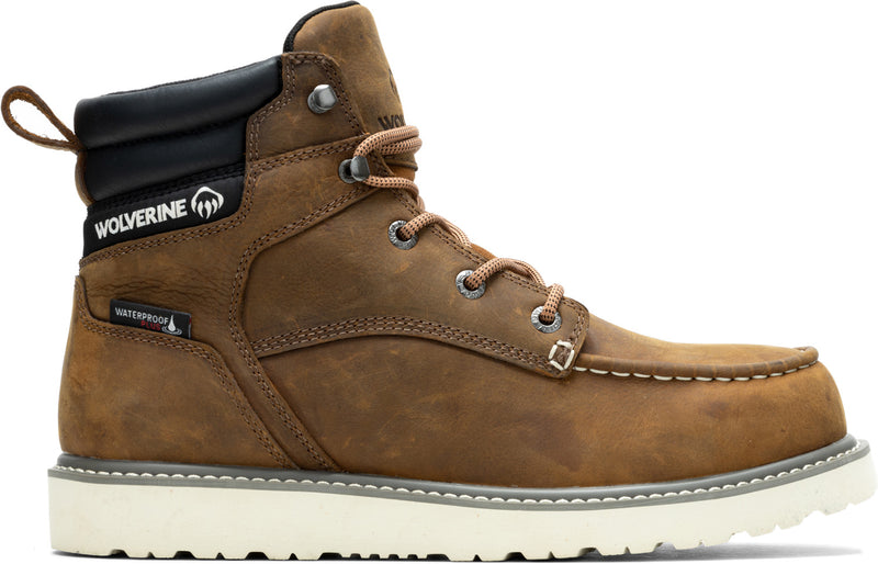 Men's 6" Trade Moc Toe Steel Toe WP SR Wedge Boot